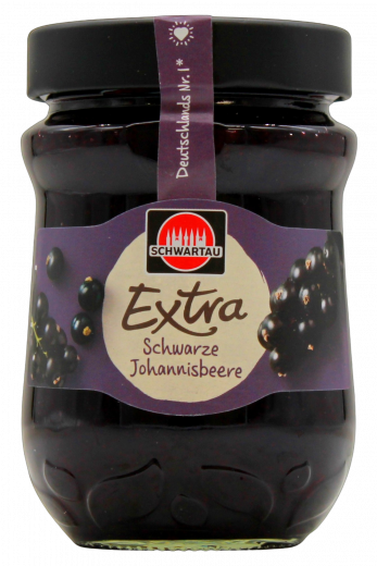 Schwartau Extra Schwarze Johannisbeere 4 x 340g Gläser