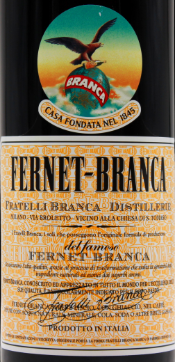 Fernet Branca Bitter Kräuterlikör 35% vol., 1 x 1000ml Flaschen