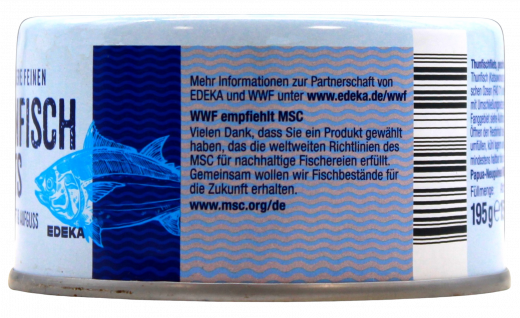 Gut & Günstig Thunfischfilets in eigenen Saft 12 x 150g Dosen