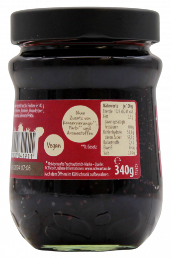 Schwartau Extra Wildbeeren Gelee 4 x 340g Gläser