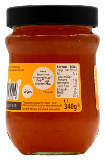 Schwartau Extra Orange 4 x 340g Gläser