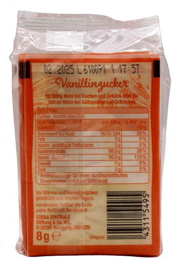 Gut & Günstig Vanillinzucker 27 x 120g Packungen