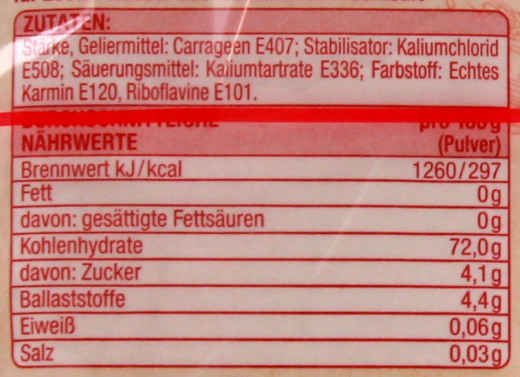 Gut & Günstig Tortenguss rot 15 x 72g Packungen
