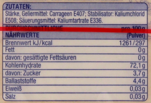 Gut & Günstig Tortenguss klar 15 x 72g Packungen
