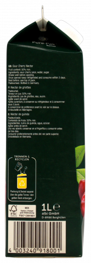 albi Kirsche, 6 x 1000ml Getränkekartons