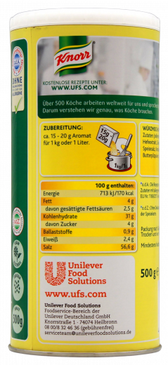Knorr Aromat Universal, 1 x 500g Dosen
