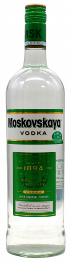 Moskovskaya Vodka 38% vol., 1000ml Flaschen