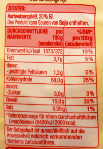 Gut & Günstig Eierspätzle 5 x 500g Packungen