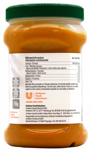 Knorr Professional Würzpaste Curry 1 x 750g Gläser