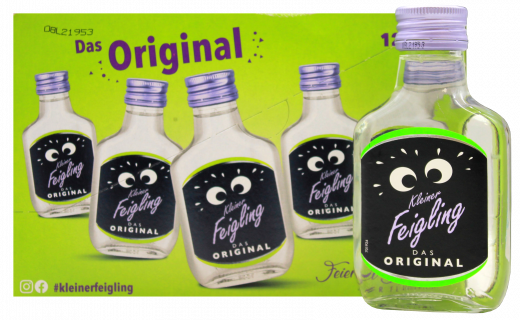 Kleiner Feigling Taschenflasche 20% vol., 12 x 100ml Flaschen