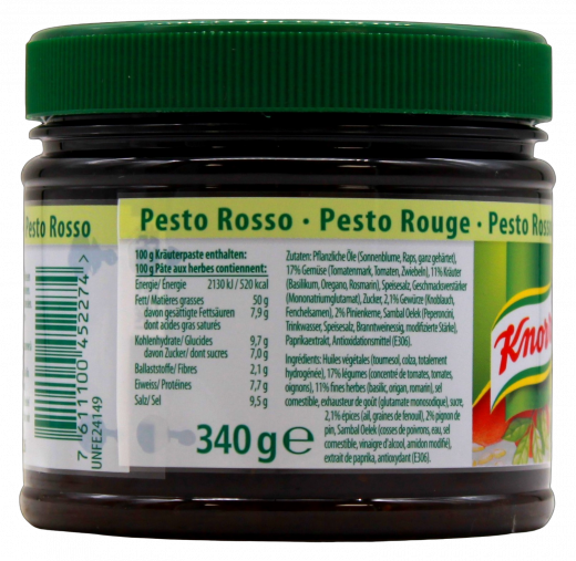 Knorr Mise En Place Pesto Rosso 1 x 340g Gläser