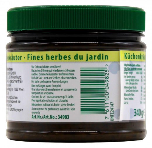 Knorr Mise En Place Gartenkräuter 1 x 340g Gläser