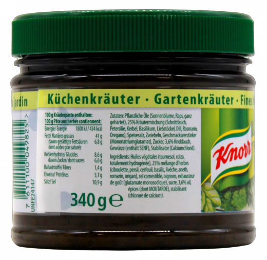 Knorr Mise En Place Gartenkräuter 1 x 340g Gläser