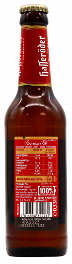Hasseröder Pils 4.9% vol., 24 x 330ml Flaschen MEHRWEG