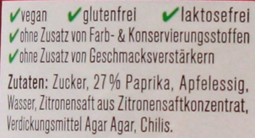 Berge Paprika-Gelee, 3 x 225g Gläser