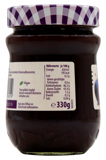 Schwartau Holsteiner Pflaumenmus 4 x 330g Gläser