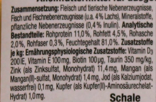 Gut & Günstig Schlemmerhappen mit Lachs, 32 x 100g Schalen