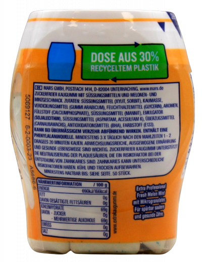 Wrigley's Extra Professional Fresh Melon Mint, 12 x 50er Dosen