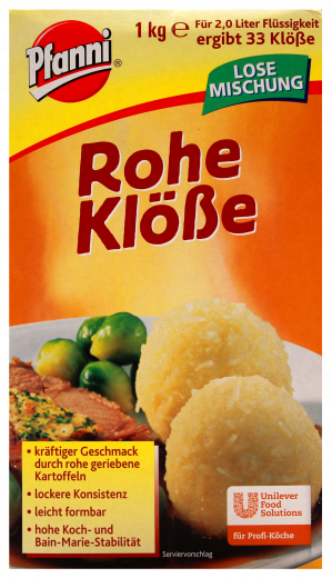 Pfanni Rohe Klösse, 1 x 1000g Packungen