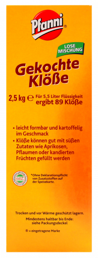 Pfanni gekochte Klösse, 2500g Packung