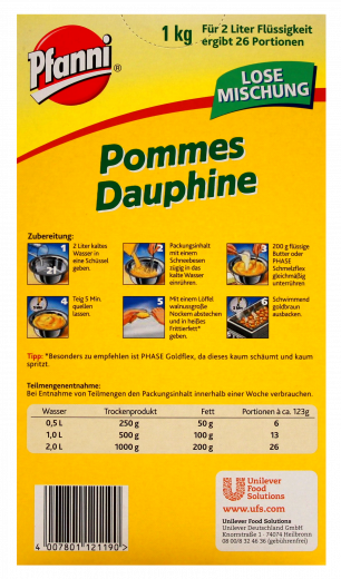 Pfanni Pommes Dauphine 2 x 1000g Packungen