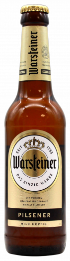 Warsteiner Pils 4.8% vol., 24 x 330ml Flaschen MEHRWEG