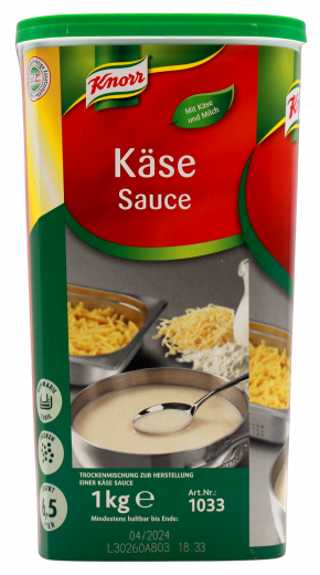 Knorr Käse Sauce Trockenmischung, 1000g Becher