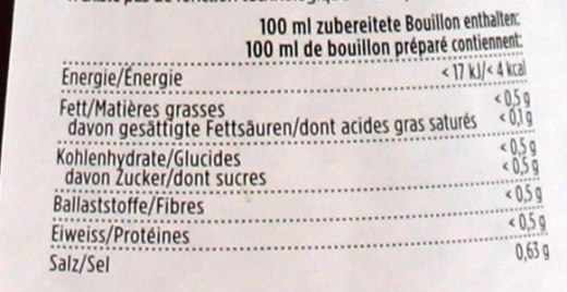 Knorr Professional Rinderkraftbouillon 1000ml Flasche