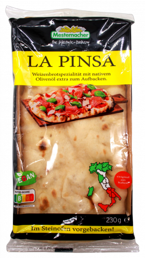 Mestemacher Pinsa Weizen, 5 x 230g Packungen