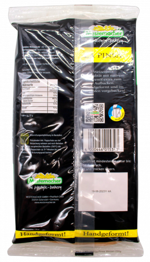 Mestemacher Pinsa Weizen, 5 x 230g Packungen