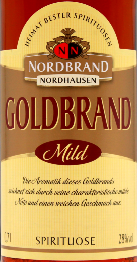 Nordbrand Goldbrand 28% vol., 6 x 700ml Flaschen