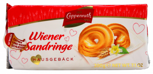 Coppenrath Hausgebäck Wiener Sandringe 7 x 200g Packungen