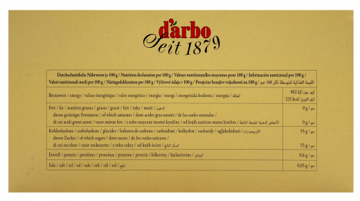 Darbo Erdbeer Fruchtaufstrich, 100 x 25g Päckchen