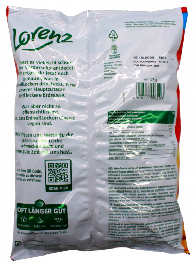 Lorenz Erdnußlocken 12 x 175g Tüten