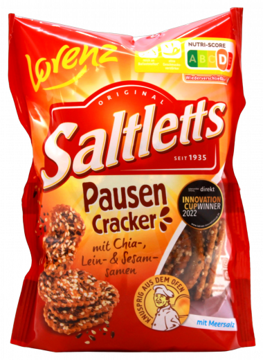 Lorenz Saltletts Pausen Cracker 8 x 100g Tüten