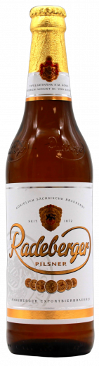 Radeberger Pilsner 4.8% vol., 20 x 500ml Flaschen MEHRWEG
