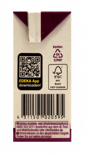 Gut & Günstig H-Sahne laktosefrei 30%, 9 x 200g Packungen