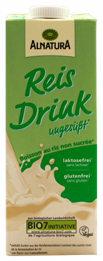 Alnatura Bio Reis-Drink, 8 x 1000 ml Packungen