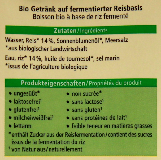 Alnatura Bio Reis-Drink, 8 x 1000 ml Packungen
