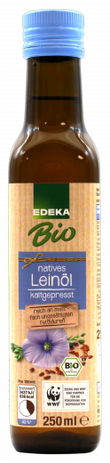 Edeka Bio Leinöl 6 x 250ml Flaschen