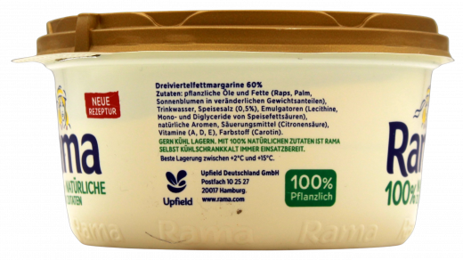 Rama Original 60% Fett 5 x 400g Becher