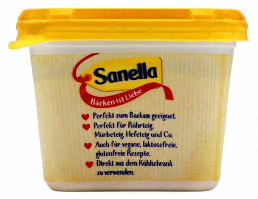 Sanella 70% Fett, 4 x 400g Becher