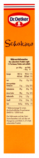 Dr. Oetker Schokino Kuchen Backmischung 8 x 495g Packungen