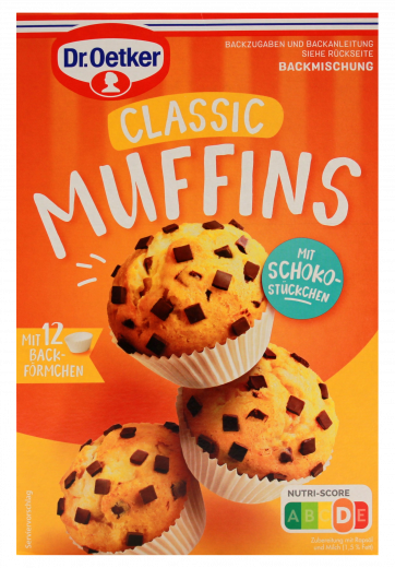 Dr. Oetker Classic Muffins Backmischung 8 x 380g Packungen