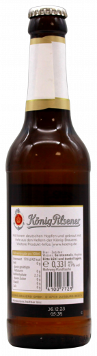 König Pilsener 4.9% vol. 24 x 330ml Flaschen MEHRWEG