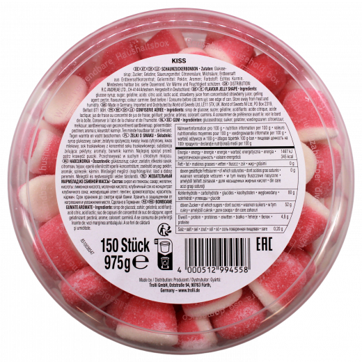Trolli Schaum Erdbeeren 975g Dose