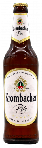 Krombacher Pils 4.8% vol., 20 x 500ml Flaschen MEHRWEG