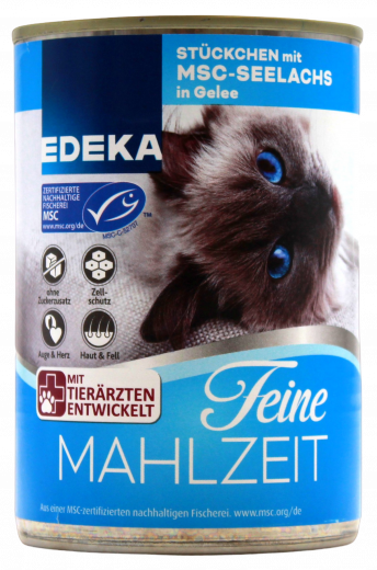EDEKA Feine Mahlzeit Stückchen mit MSC Seelachs, 10 x 400g Dosen