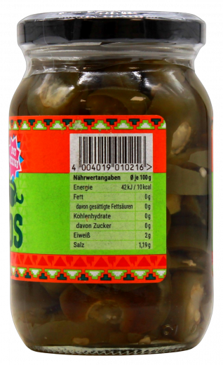 Los Amigos Jalapenos geschnitten 6 x 120g Gläser