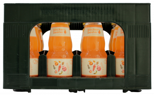 beckers bester milder Multivitaminsaft, 12 x 200ml Flaschen MEHRWEG
